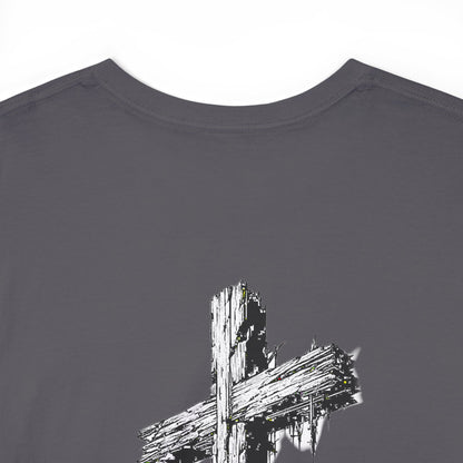 Battered Cross Bare Knuckle Biker Tee