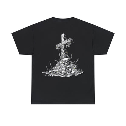 Battered Cross Bare Knuckle Biker Tee