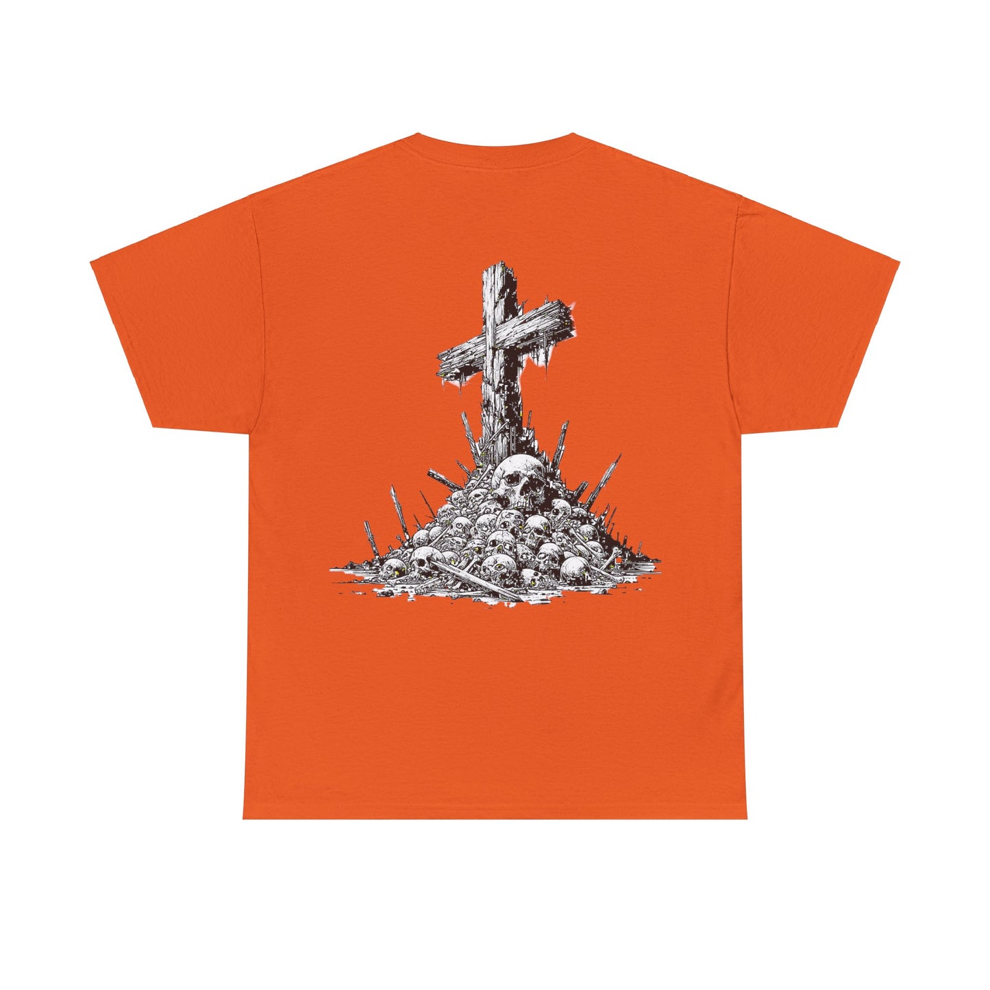 Battered Cross Bare Knuckle Biker Tee