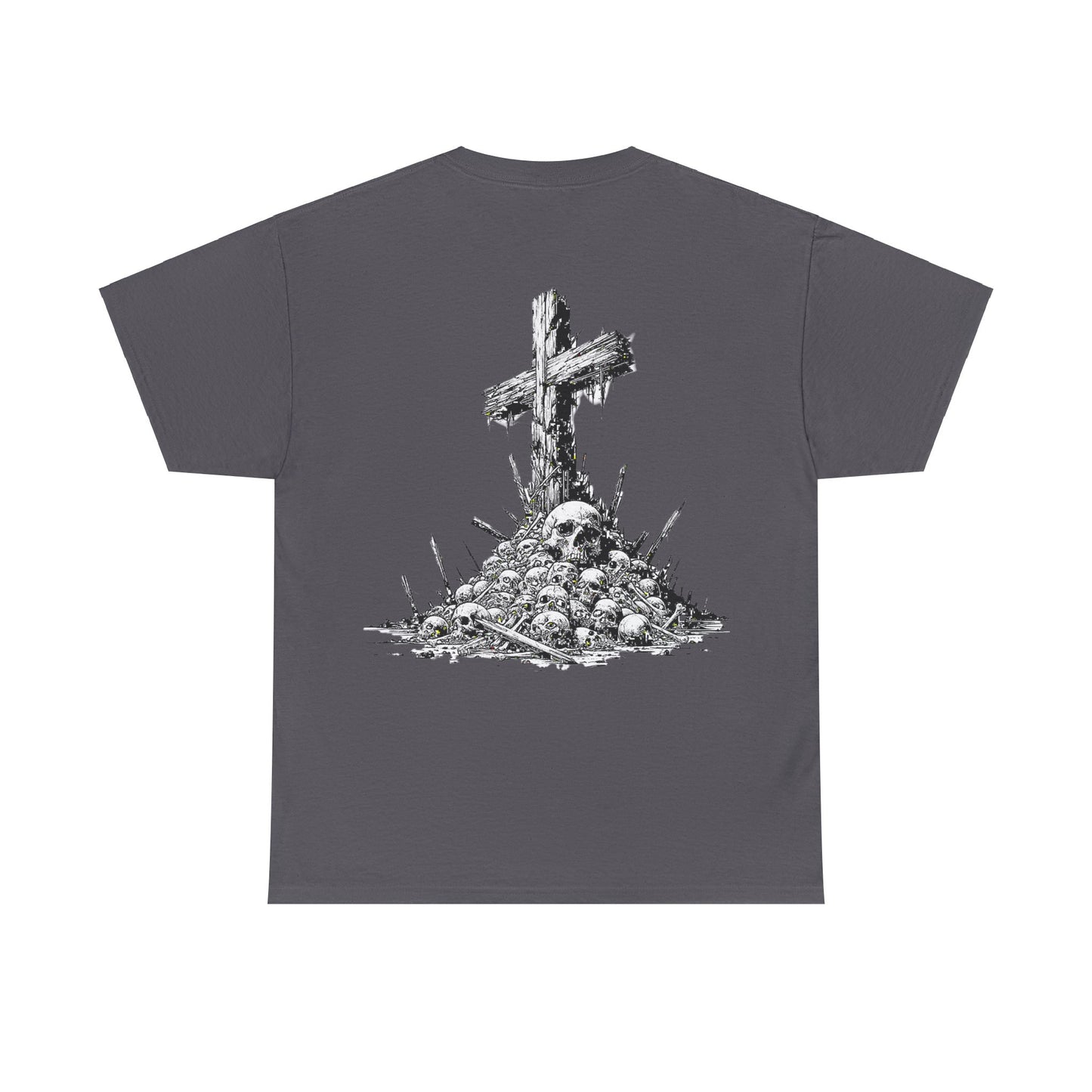 Battered Cross Bare Knuckle Biker Tee