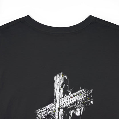 Battered Cross Bare Knuckle Biker Tee