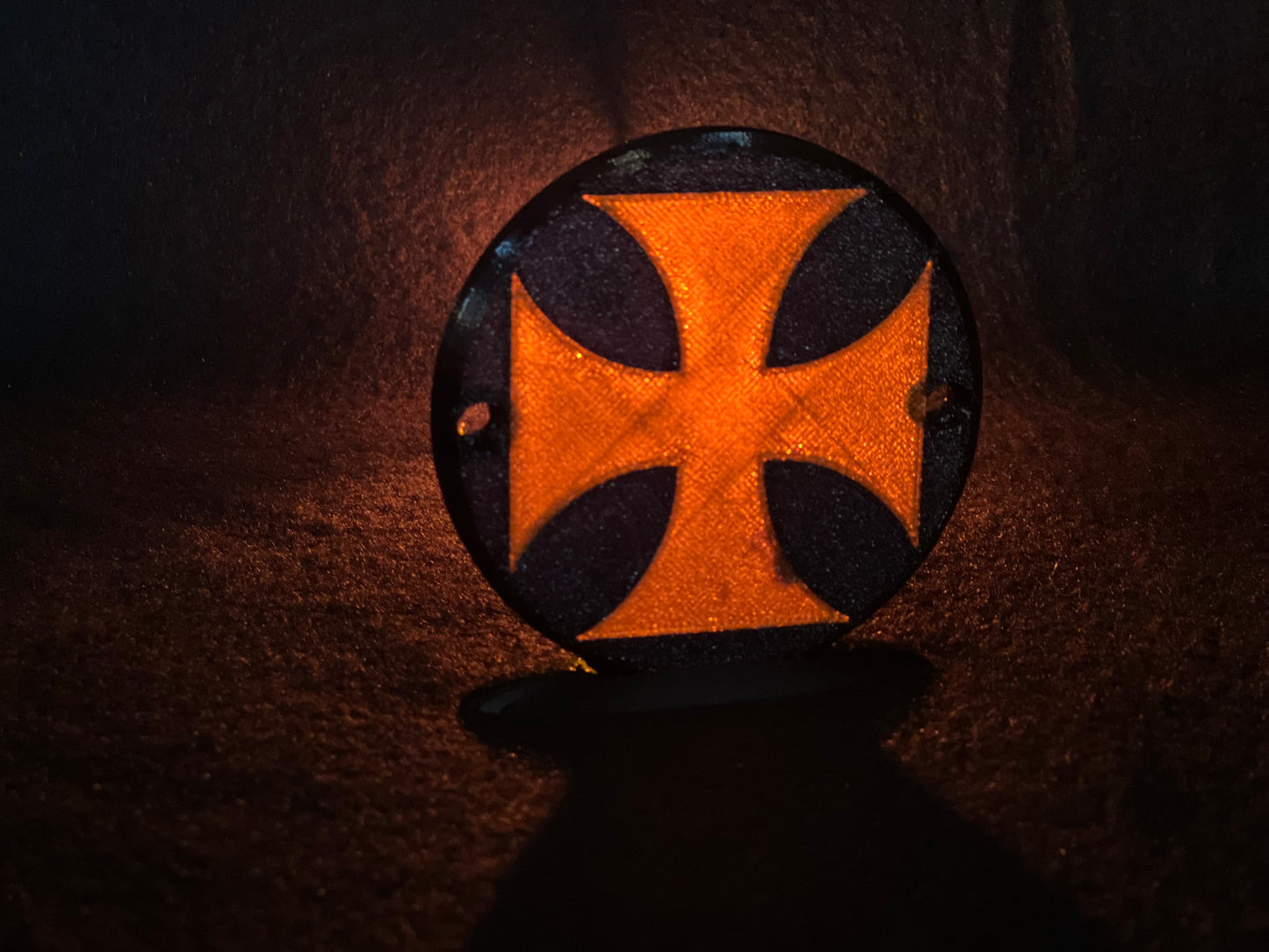 "IRON CROSS" Flat Style Lens/Turn Signal Covers