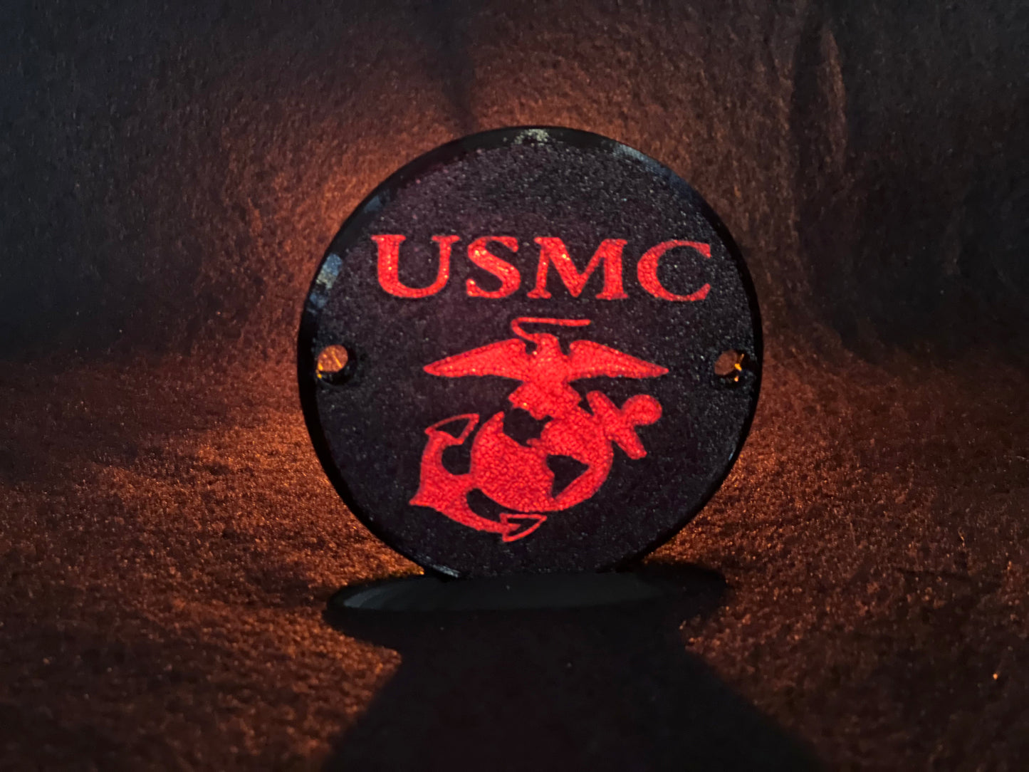 "MARINES" Flat Style Lens/Turn Signal Covers