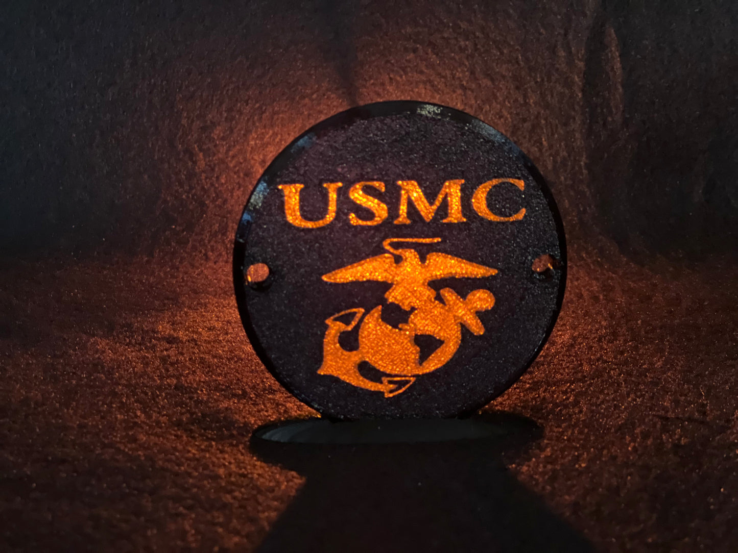 "MARINES" Flat Style Lens/Turn Signal Covers