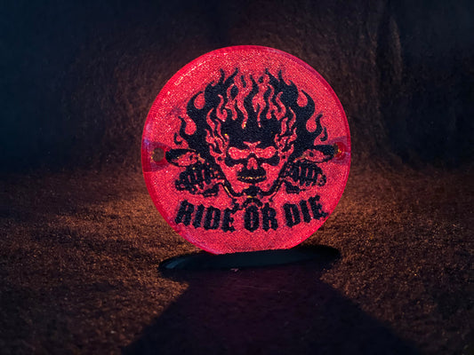 "RIDE or DIE" Flat Style Lens/Turn Signal Covers (More Pictures Coming)