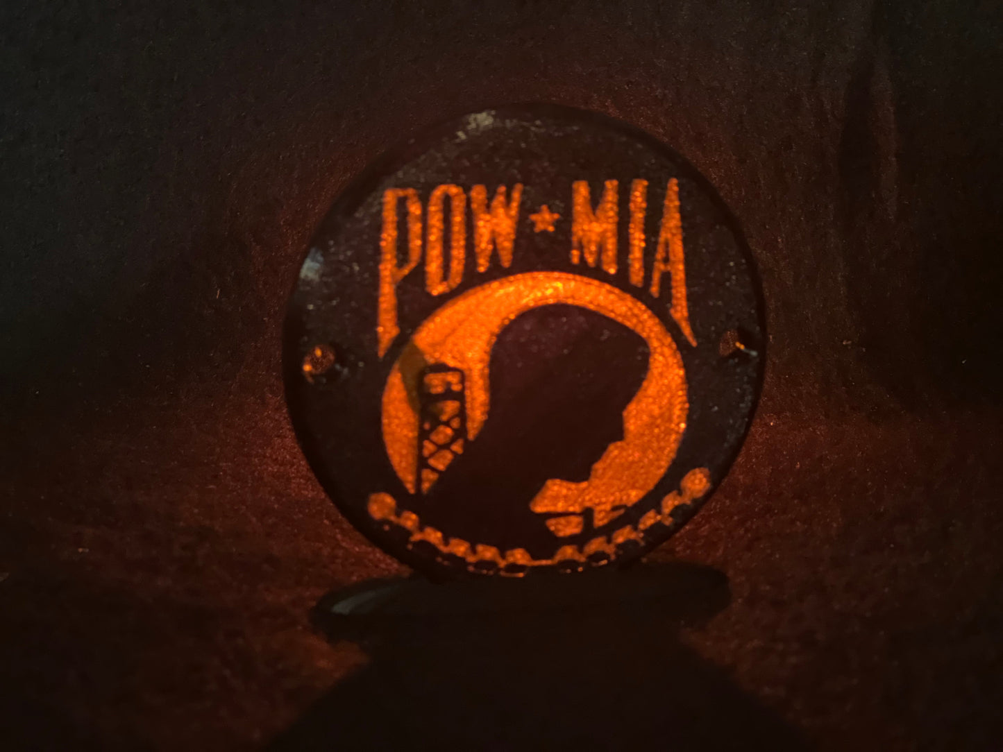 "POW MIA" Flat Style Lens/Turn Signal Covers