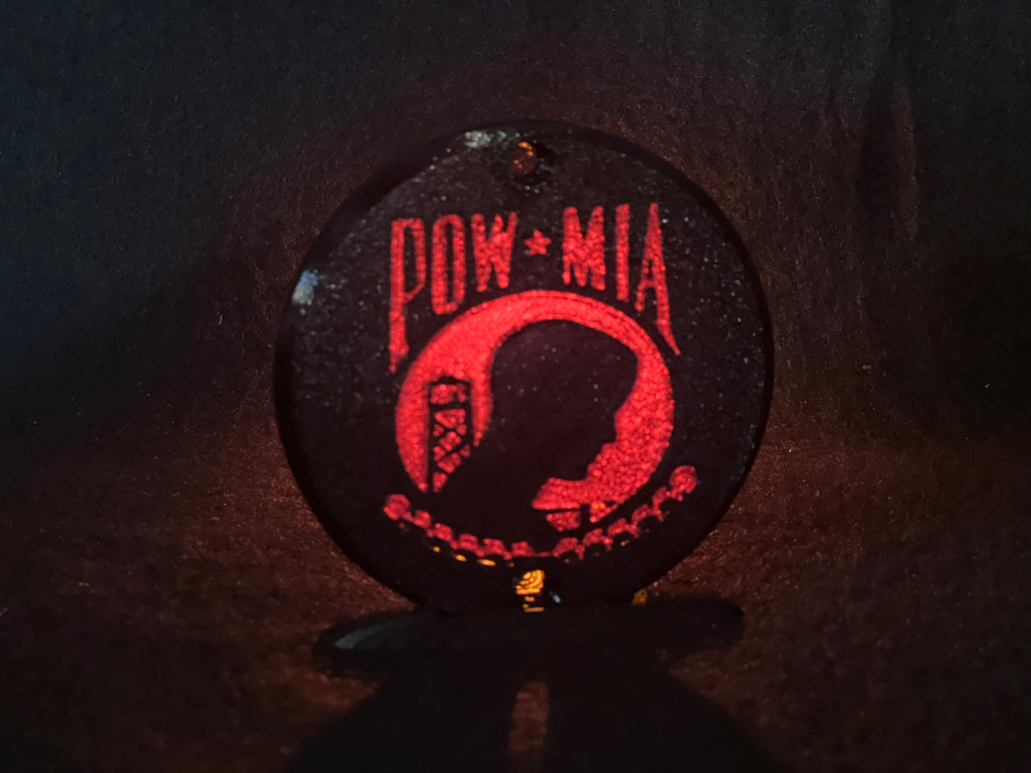 "POW MIA" Flat Style Lens/Turn Signal Covers