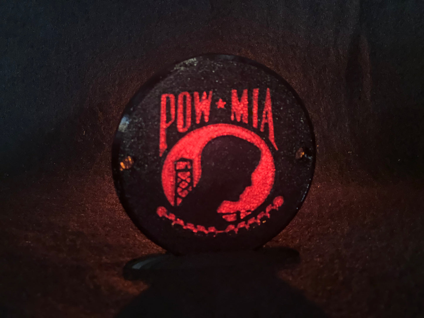 "POW MIA" Flat Style Lens/Turn Signal Covers