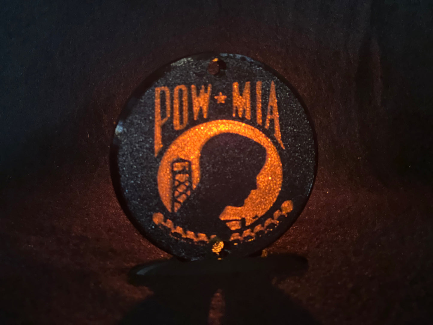 "POW MIA" Flat Style Lens/Turn Signal Covers