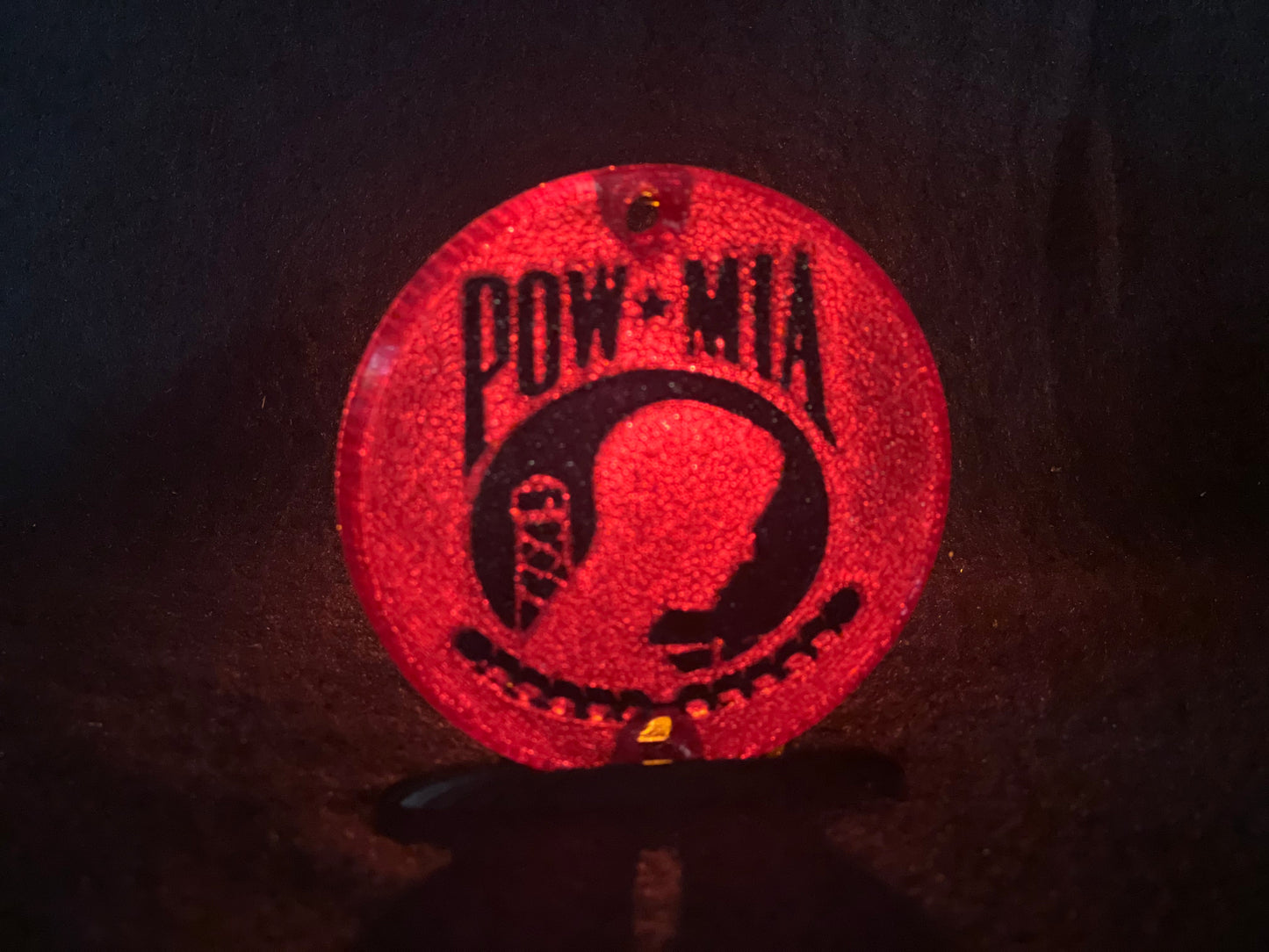 "POW MIA" Flat Style Lens/Turn Signal Covers