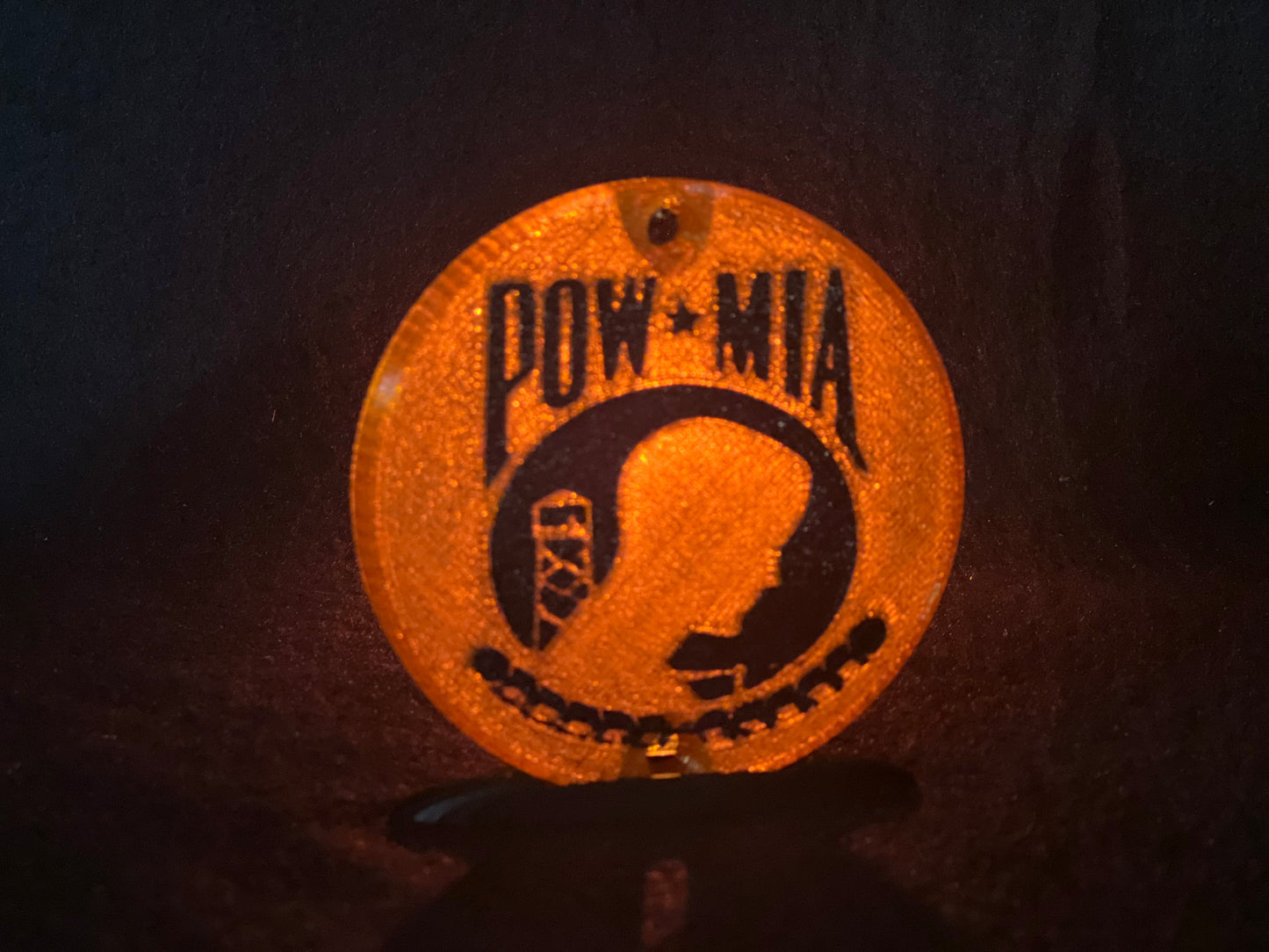 "POW MIA" Flat Style Lens/Turn Signal Covers