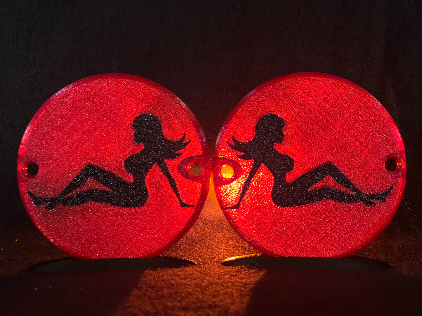 "Trucker Girl" Flat Style Lens/Turn Signal Covers