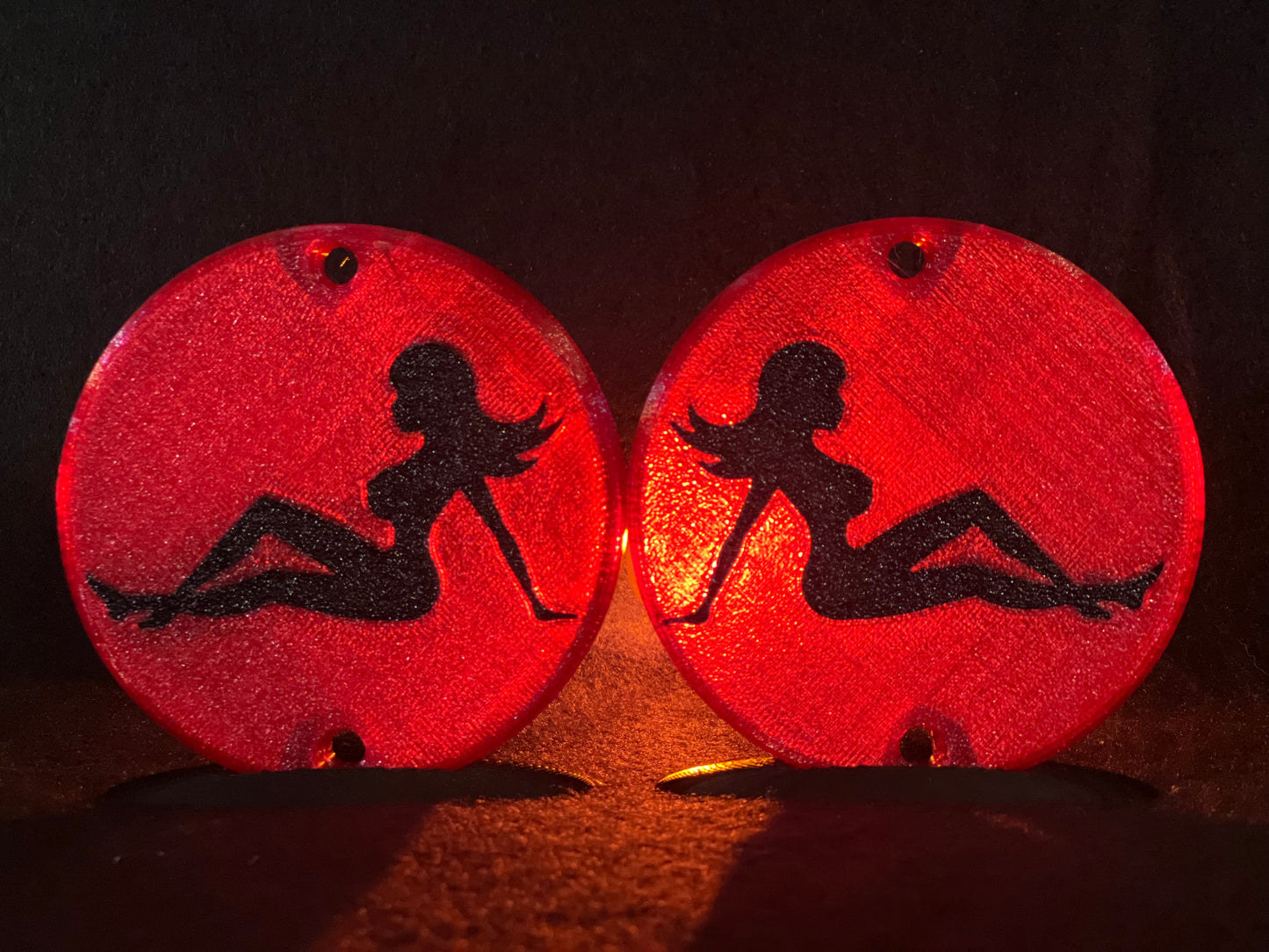 "Trucker Girl" Flat Style Lens/Turn Signal Covers