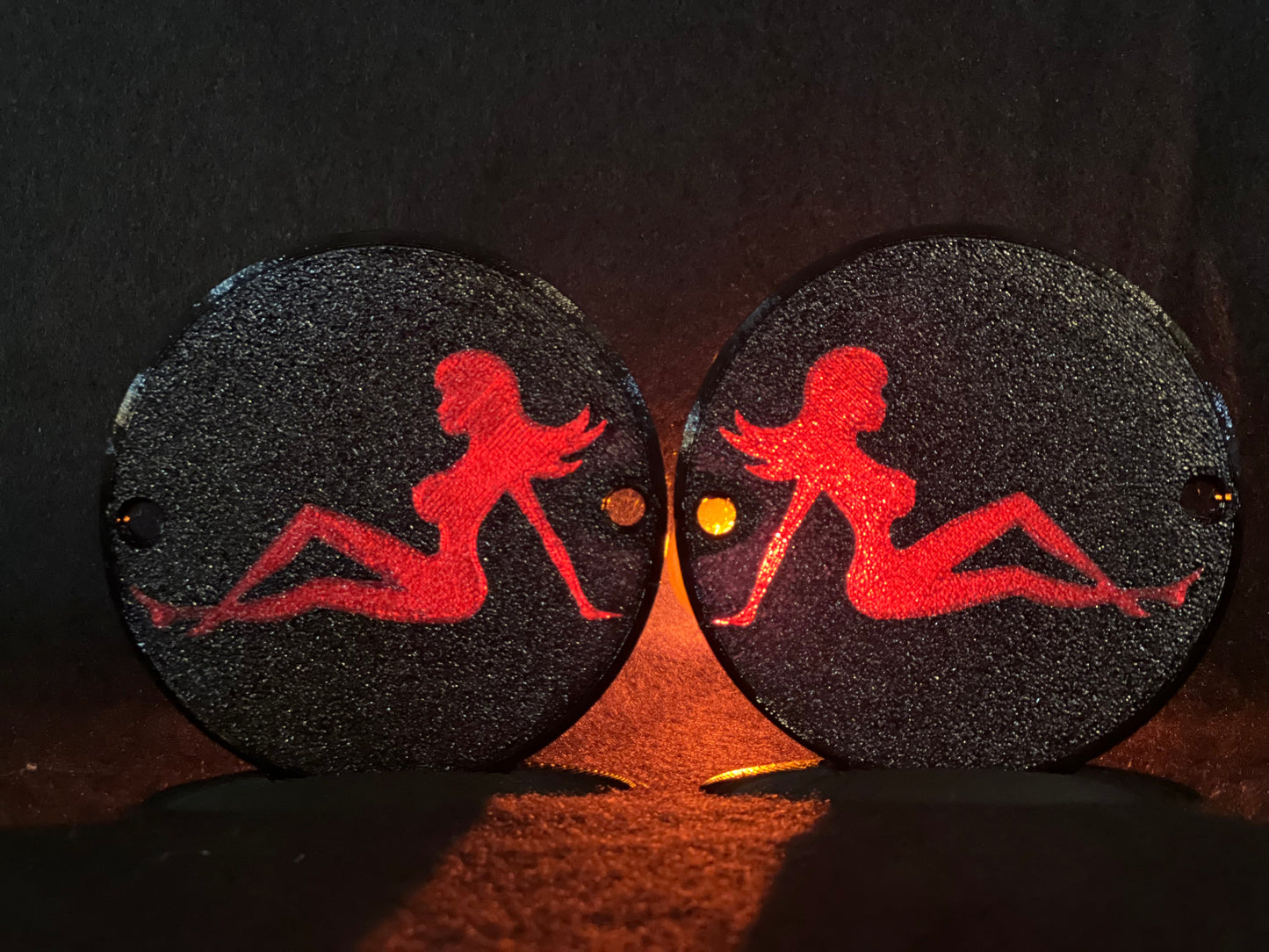 "Trucker Girl" Flat Style Lens/Turn Signal Covers