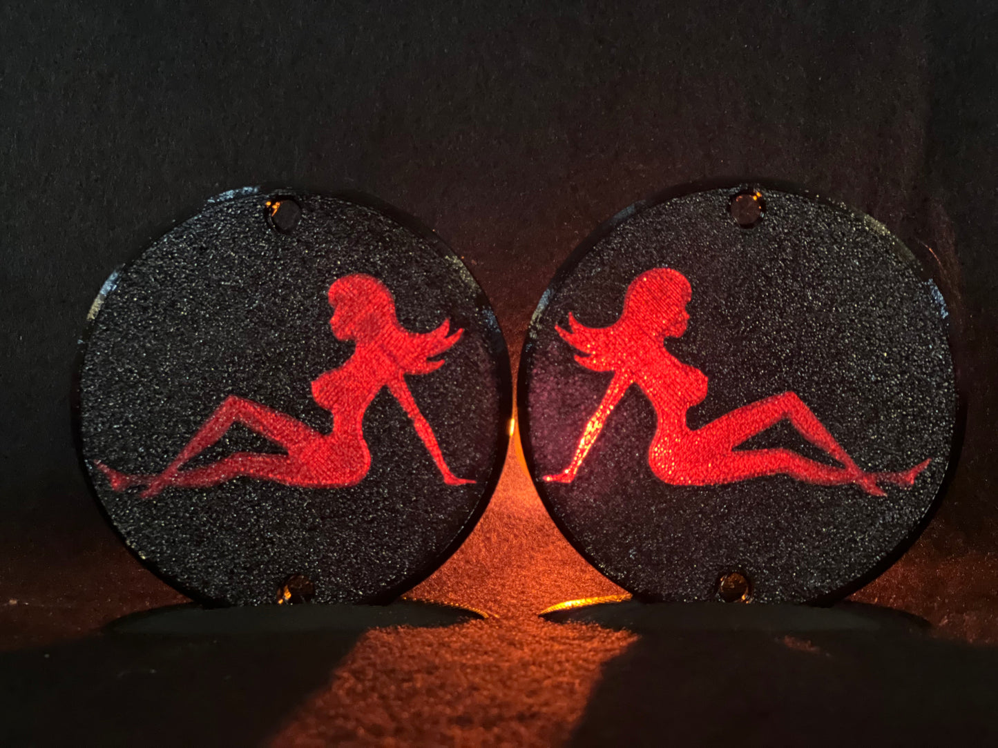 "Trucker Girl" Flat Style Lens/Turn Signal Covers