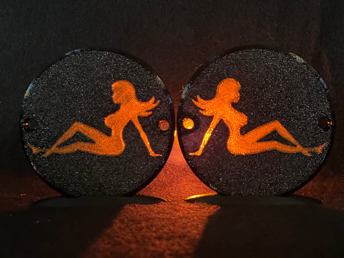 "Trucker Girl" Flat Style Lens/Turn Signal Covers