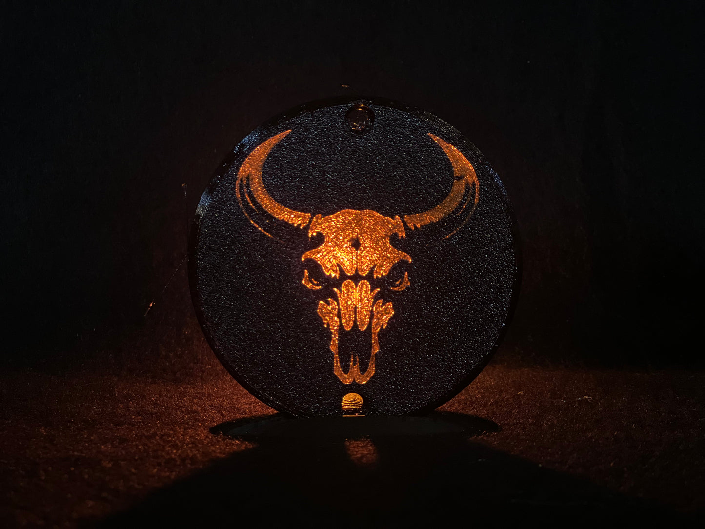 "Bull Skull" Flat Style Lens/Turn Signal Covers