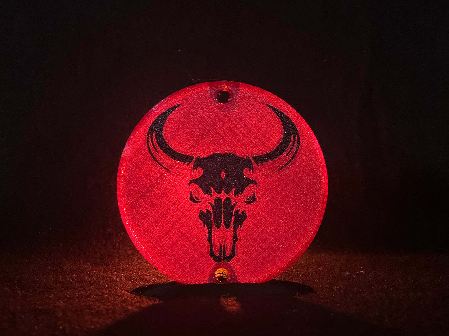 "Bull Skull" Flat Style Lens/Turn Signal Covers