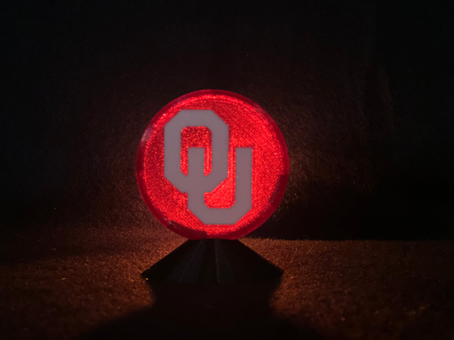 "Oklahoma" College Team Lens/Turn Signal Covers