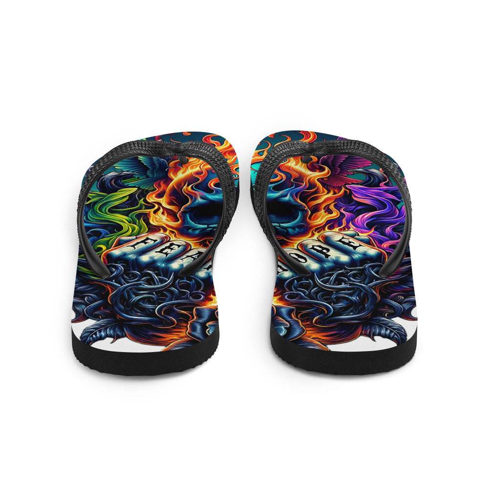 Bare Knuckle Biker Flip-Flops