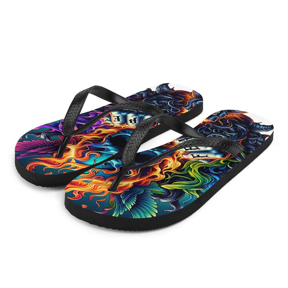 Bare Knuckle Biker Flip-Flops