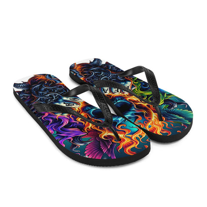 Bare Knuckle Biker Flip-Flops