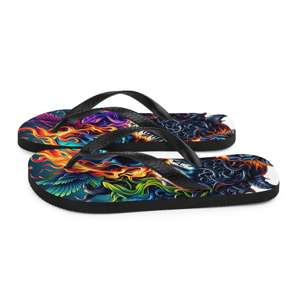 Bare Knuckle Biker Flip-Flops