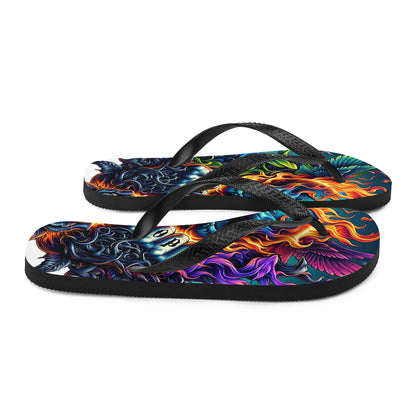 Bare Knuckle Biker Flip-Flops