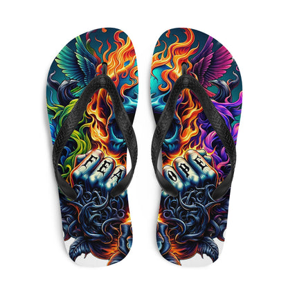 Bare Knuckle Biker Flip-Flops